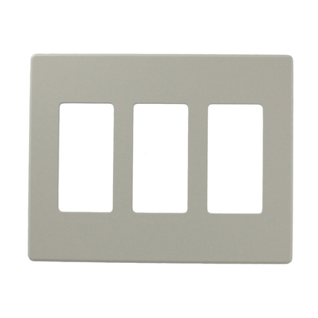 LEVITON Dimmer Switch Renii Plate-3N0W0Fn-Gry AWP00-30G